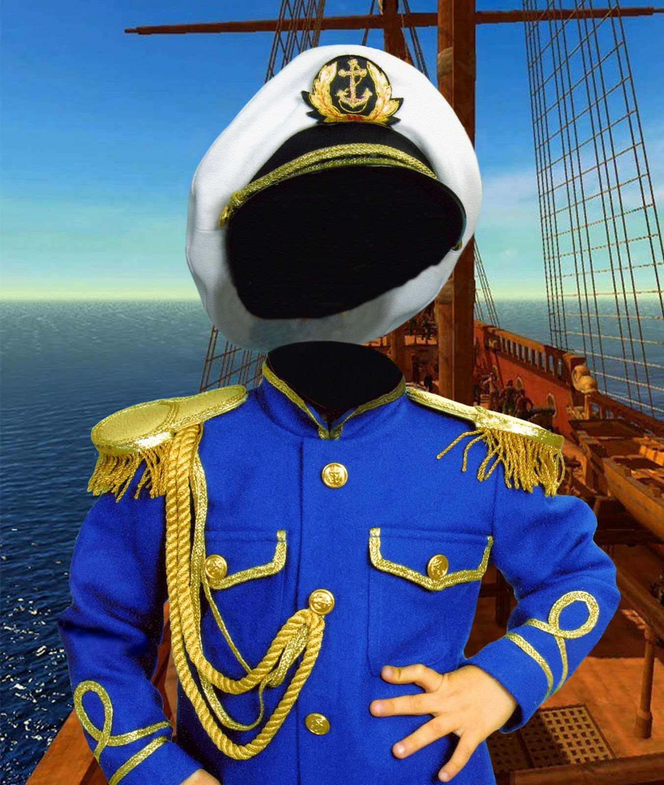 Морские костюмы для фотомонтажа